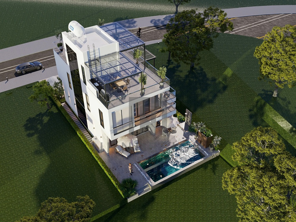 Dự án xây nhà trọn gói của công ty Xây dựng Nam Hà Nội